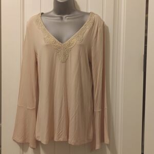 Boston Proper top with butterfly on back